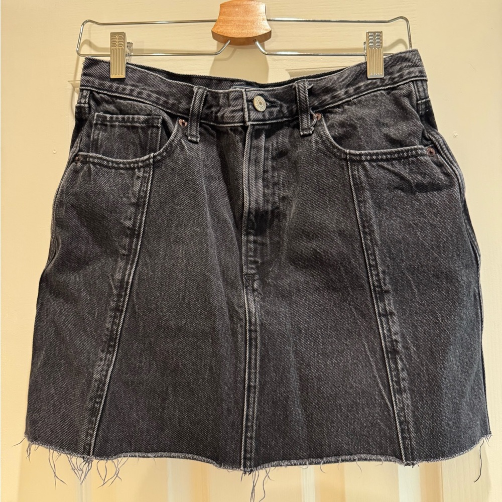 A&F Black Jean Skirt - Size 29/8
